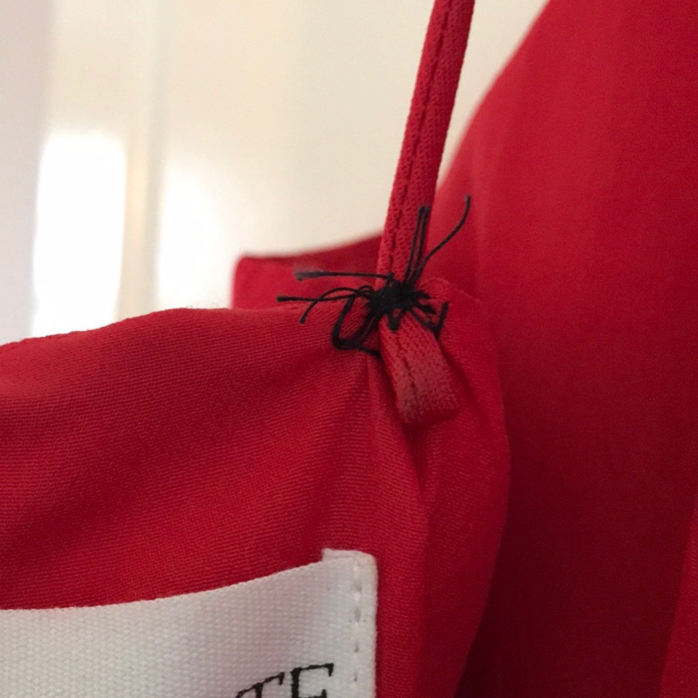 Red Mini Event Dress - Picture 5 of 6